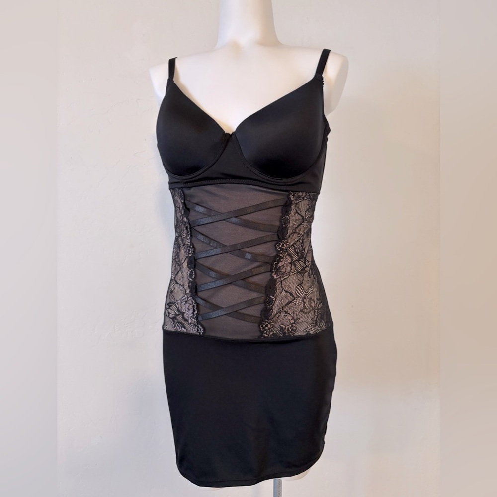 FINAL! SEXY BLACK LINGERIE SHAPE WEAR DRESS